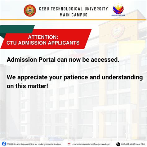 ctu admission portal|CTU AC Admissions Office .
